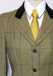 J 51 green tweed with yellow,brown, navy and gold overcheck.JPG